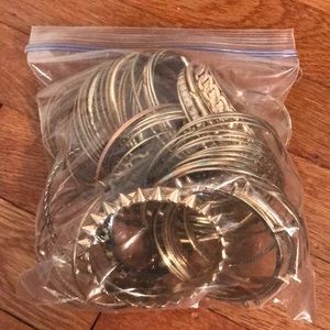 Assorted Gold Bangle Bracelets